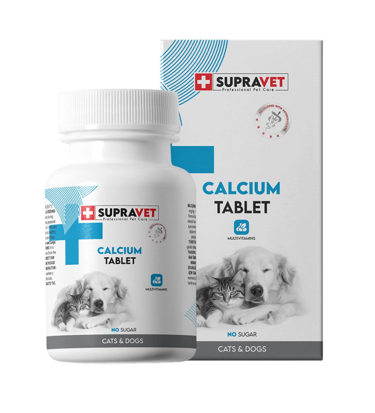 Supravet%20Calcium%20Kedi%20Ve%20Köpekler%20İçin%20Kalsiyum%20Tablet%2075%20Adet