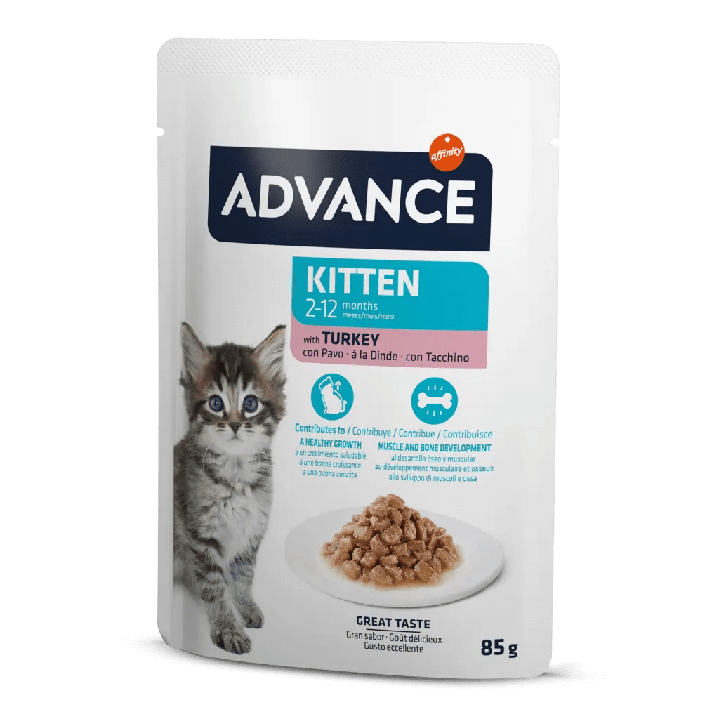 Advance%20Cat%20Kıtten%20Turkey%20Wet%20Pouch%2012x85gr