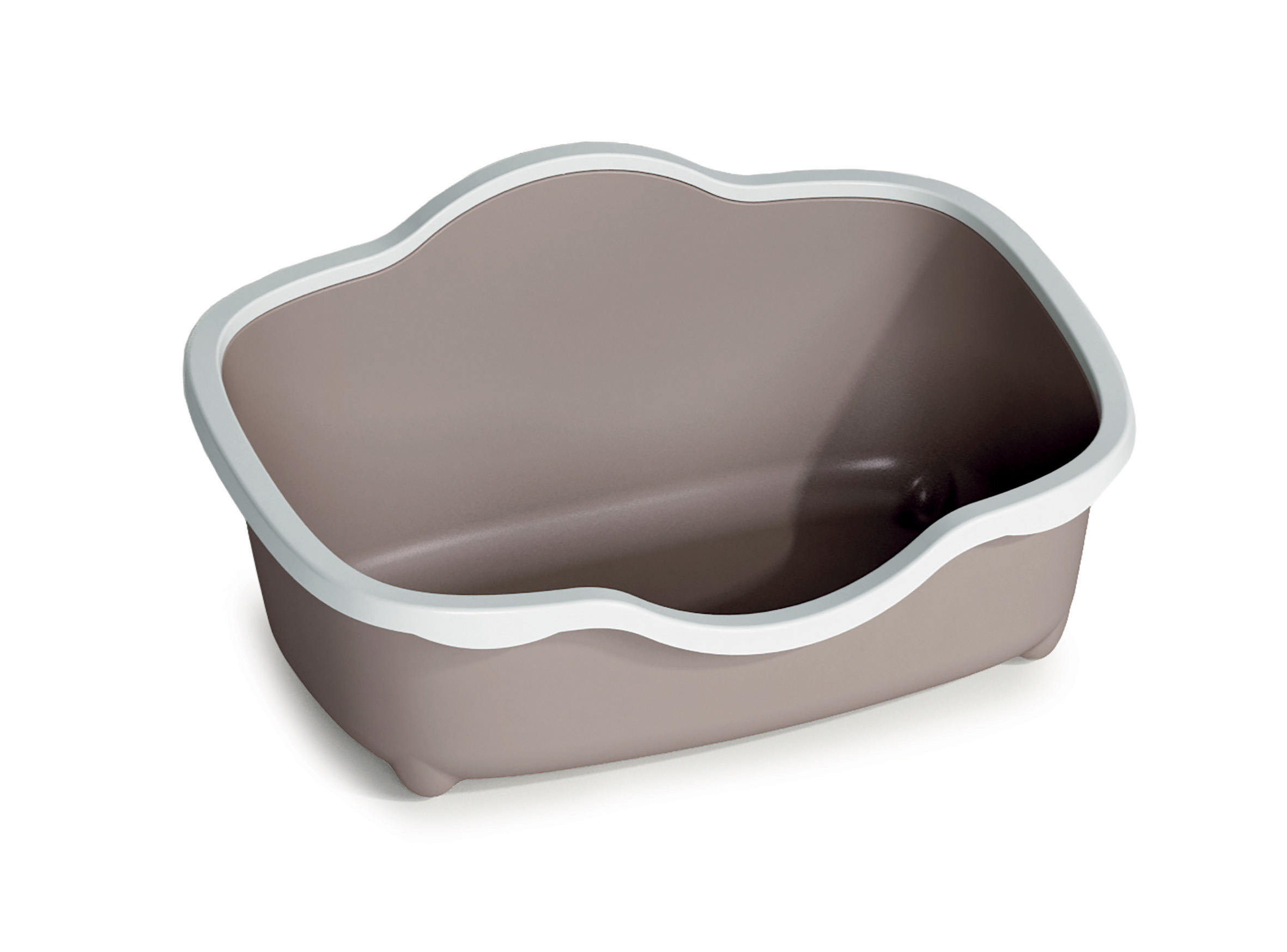 Stefanplast%20Tres%20Chıc%20Beyaz/pembe%20Açık%20Kedi%20Tuvaleti%2056x38,5x26cm