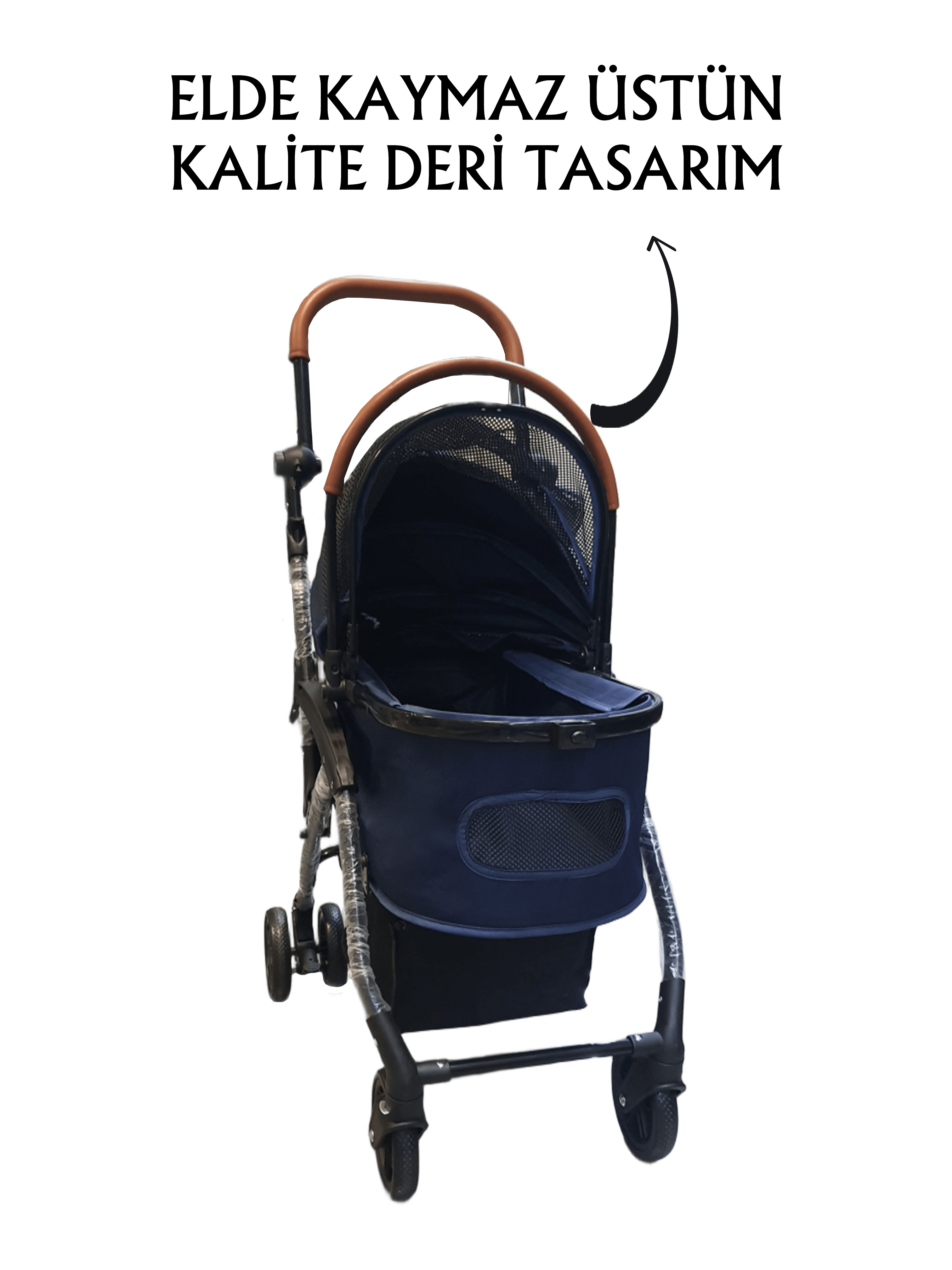 Tommy%20Evcil%20Hayvan%20Arabası%2076,5x48x99cm%20Lacivert%20Max%2015%20Kg