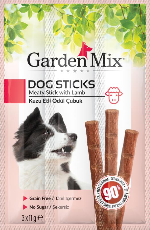 Gardenmix%20Kuzu%20Etli%20Köpek%20Stick%20Ödül%203*11g%2020‘li