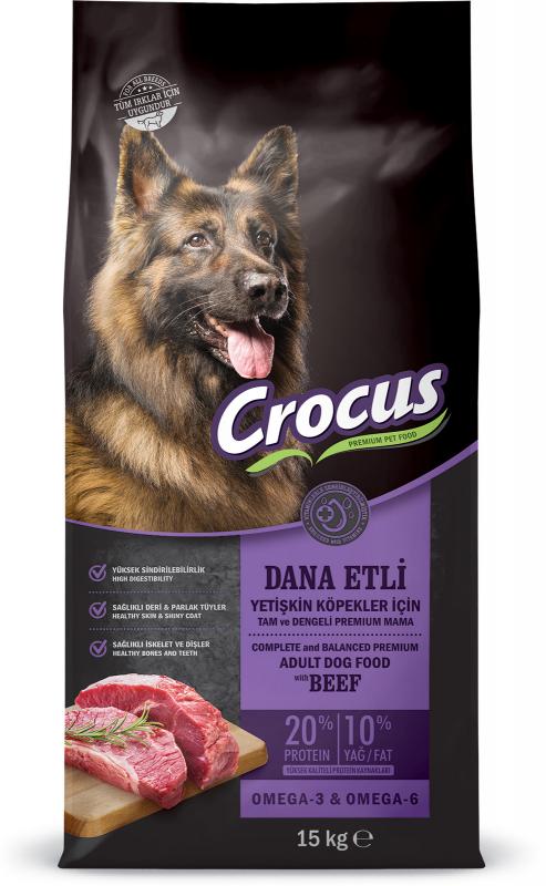 Crocus%20Biftekli%20Pirinçli%20Yet.%20Köpek%20Maması%2015%20Kg