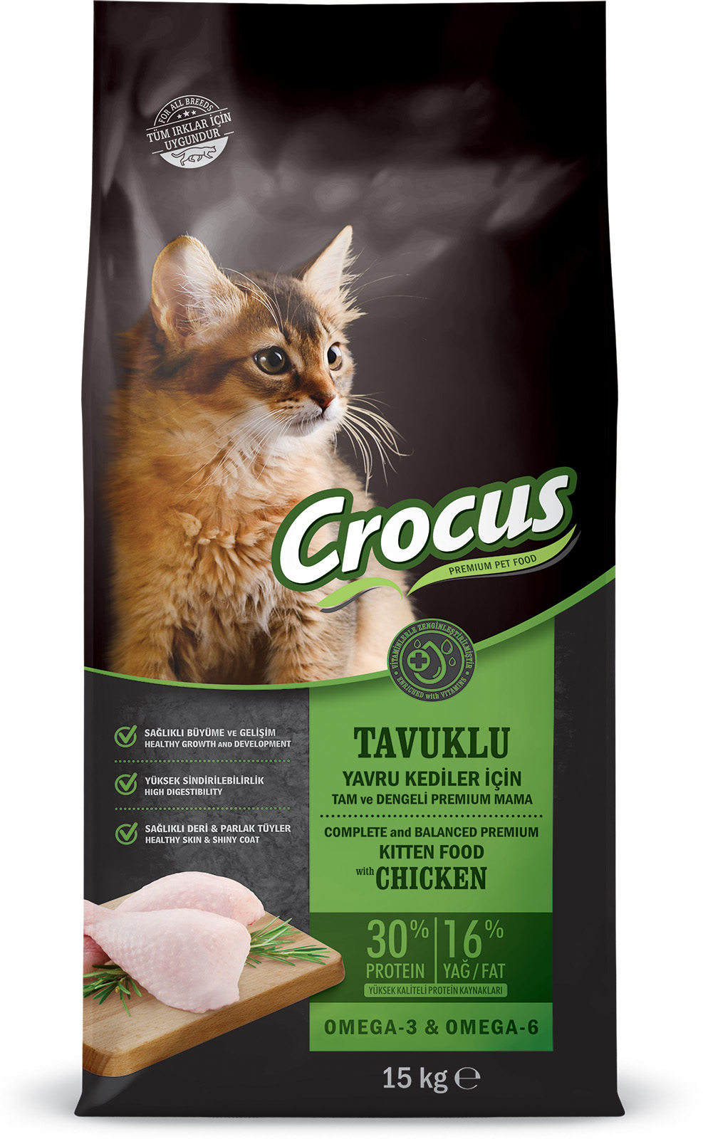 Crocus%20Tavuk%20Etli%20Yavru%20Kedi%20Maması%2015%20Kg