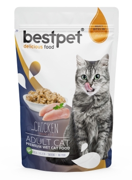 Bestpet%20Adult%20Cat%20Chıcken%20In%20Jelly%2085%20G%20Pouch%2016%20Adet