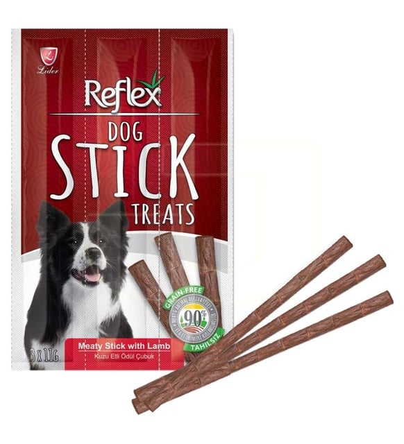 Reflex%20Köpek%20Ödül%20Stıcks%20Kuzu%20Eti%203*11%20Gr