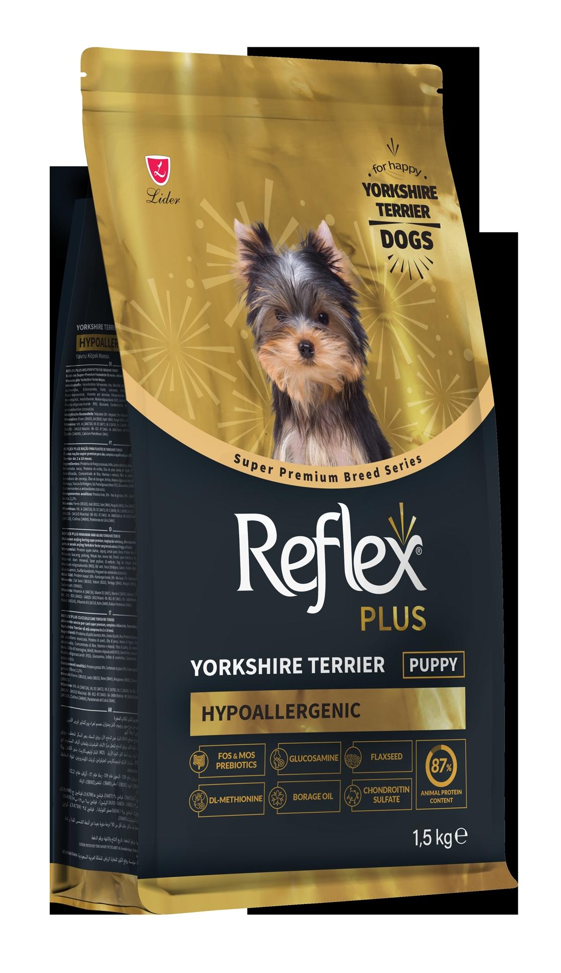 Reflex%20Plus%20Yorkshire%20Terrier%20Yavru%20Köpek%20Maması%201,5%20Kg