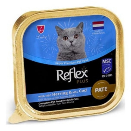 Reflex%20Plus%20Pate%20Msc%20Ringa%20Ve%20Msc%20Morina%20Balıklı%20Yetişkin%20Kedi%20Maması%2085%20G