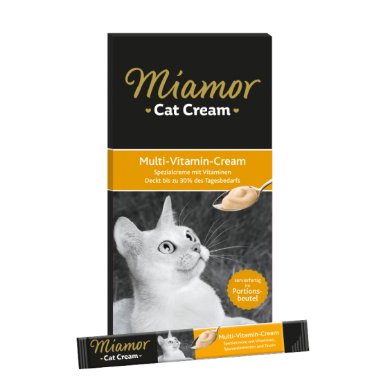 Mıamor Cream Multi Vitamin Kedi Ödülü 6x15 G