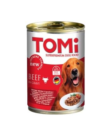 Tomi Köpek Dana Etli Yaş Mama 400g