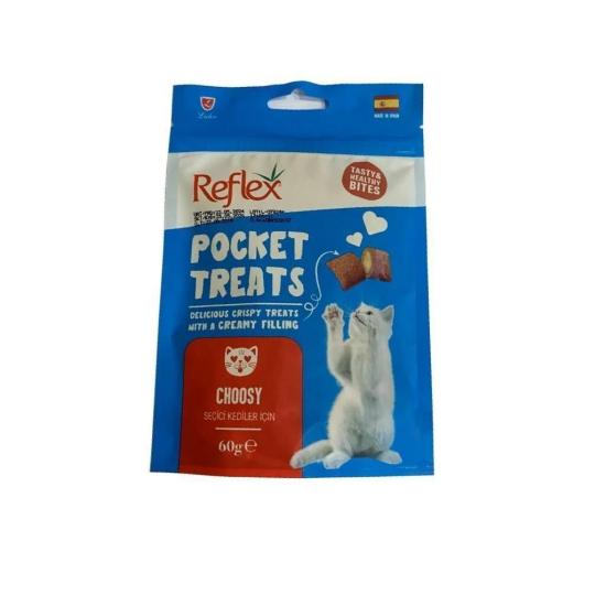 Reflex Pocket Treats Seçici Kediler için 60g