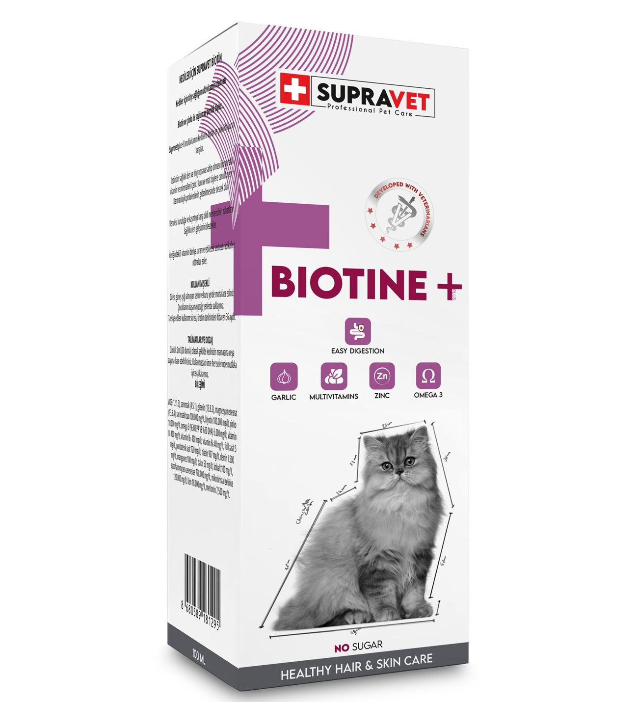 Supravet%20Biotine%20Cat%20Extra%20Deri%20Ve%20Tüy%20Sağlığı%20Damlası%20100%20Ml